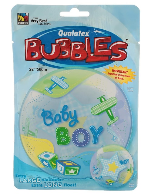 Globo burbuja Qualatex Baby Boy